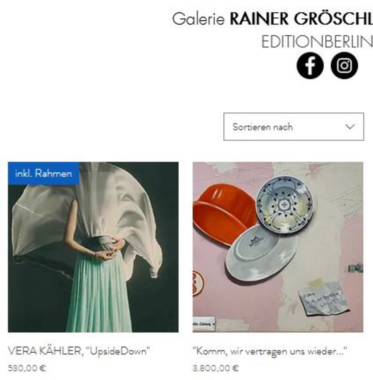 Galerie RAINER GRÖSCHL
