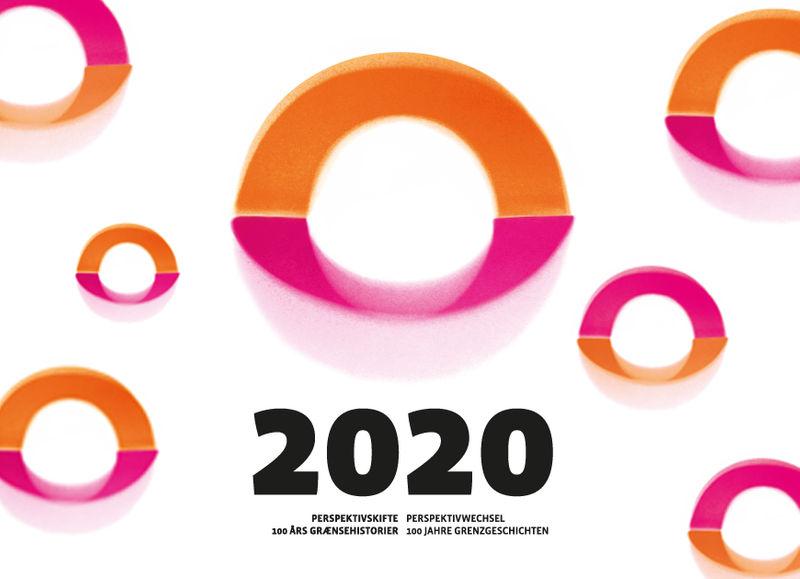 Plakat der Ausstellung Perspektivwechsel 2020 - 100 Jahre Grenzgeschichten.